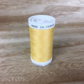 Fil à coudre Made in France polyester Jaune Soleil 500m