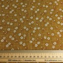 Tissu Japonais Sevenberry Coton Ocre x10cm