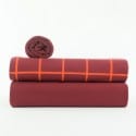 Jersey French Terry Grid XL Bordeaux See You At Six x10cm