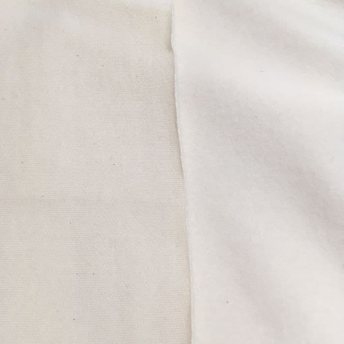 Tissu molleton coton biologique écru - Mercerie de l'Étoile de Coton