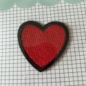 Ecusson Thermocollant Coeur Rouge