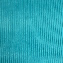 Tissu Velours Cotelé coton Turquoise x10cm