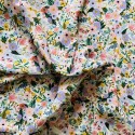 Tissu Viscose Cotton+Steel Petite Garden Party Clair In Ivory x10cm