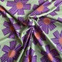Tissu Popeline de Coton Sunny Days Soft Green x 10cm