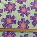 Tissu Popeline de Coton Sunny Days Soft Green x 10cm