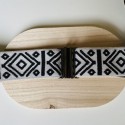 Boucle de ceinture en métal noir 4cm