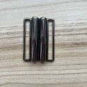 Boucle de ceinture en métal noir 4cm