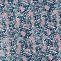 Tissu Coton Lucie Bleu x10cm