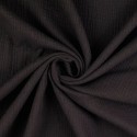 Double Gaze de coton Noir x 10cm
