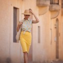Sweat French Terry Uni Yarrow Yellow See You At Six x 10cm
