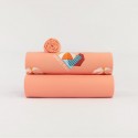 Sweat French Terry Uni Papaya Punch Pink See You At Six x 10cm