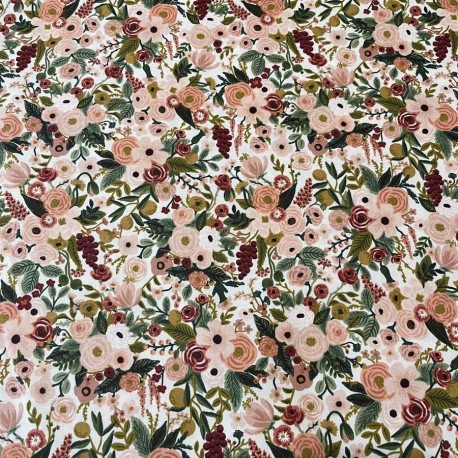 Tissu Coton Cotton+Steel Garden Party Rose x10cm