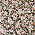 Tissu Coton Cotton+Steel Garden Party Rose x10cm