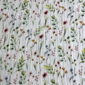 Double Gaze de coton Feuillage d'Automne x 10cm
