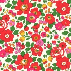 Liberty Betsy Rose Rouge x 10cm