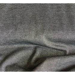 Tissu Maille viscose Lurex Noir x 10cm
